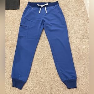 FIGS Zamora Jogger scrub pants Denim Blue sz Small